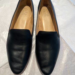 Comfy Black Leather Loafers